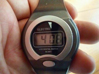 デジタル時計の一例